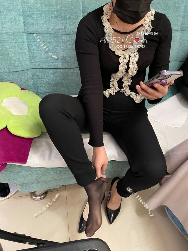 职场魅力(此活动2双起订，免费拍图)——2024年12月份顾客预订服装店女老板黑足尖短丝原味丝袜|袜类臭短丝袜