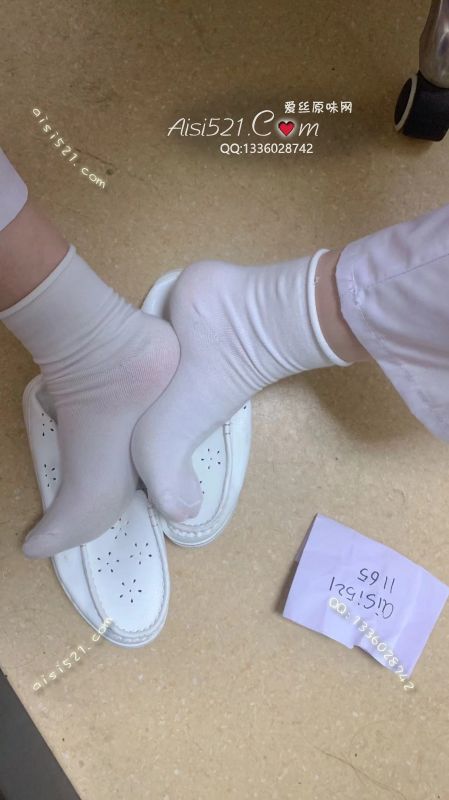 职场魅力(此活动2双起订，免费拍图)——2024年12月份顾客预订护士01妹妹酸臭白色卷边棉袜原味丝袜|袜类臭棉袜