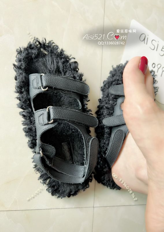 懒人毛毛拖鞋,超级酸臭,脚底毛毛已经结块啦原味女鞋|鞋类凉鞋拖鞋