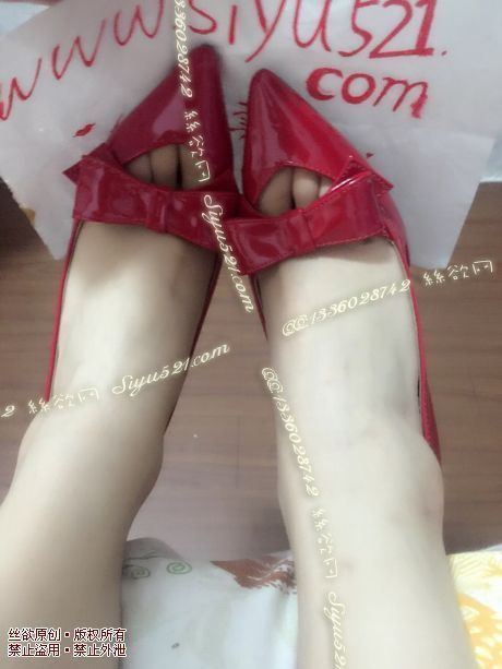 原味女鞋|鞋类,高中短跟,(捂汗)红色ol性感尖头高跟鞋